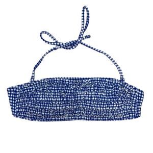 Suiteblanco Beachwear Bandeau Blue Swim Top | 6